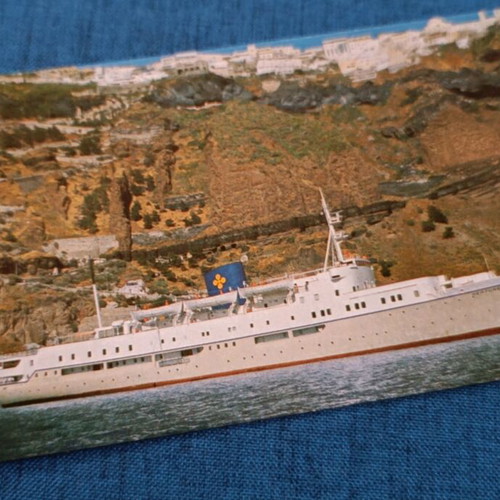 Ship postcard collection like new, rare