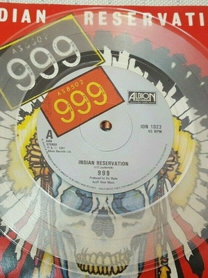 999 Indian Reservation 7' βινύλιο μεταχειρισμένο, punk