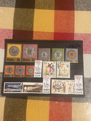 Stamp series new, 3 series from Malta