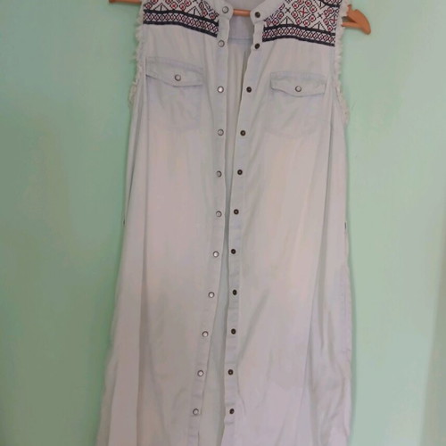 Pepe Jeans dress size M like new, blue, cotton