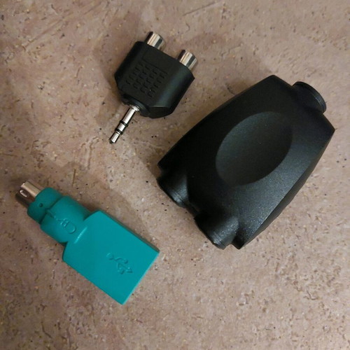 Optical fiber adapters and splitter like new