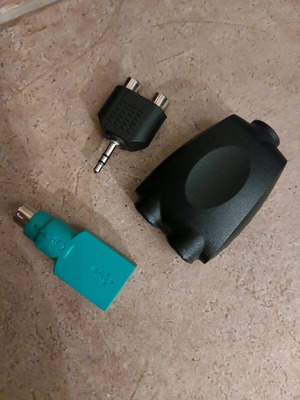 Optical fiber adapters and splitter like new
