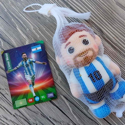Lionel Messi figure stretch and card new official replica