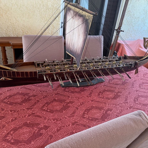 Wooden Greek Trireme Antique like new
