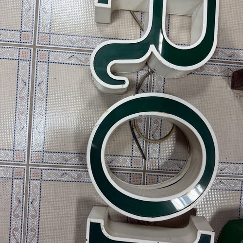 Vintage illuminated Rolex sign used