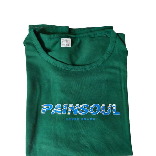 Men's dark green T-shirts size S, pack of 10, new
