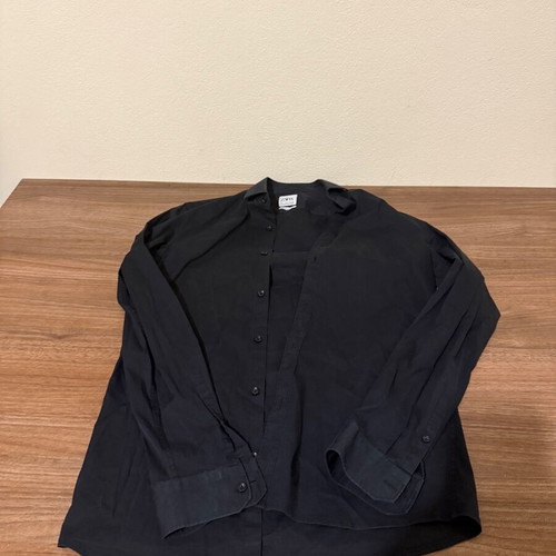 Zara men's black superslim fit shirt size S like new