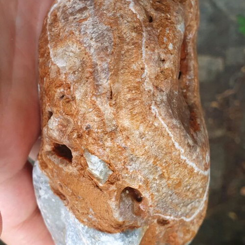 Raw agate from Evros beach 13cm new