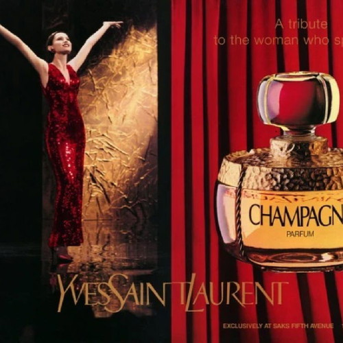 EAU DE TOILETTE Champagne Yves Saint Laurent 100ml new