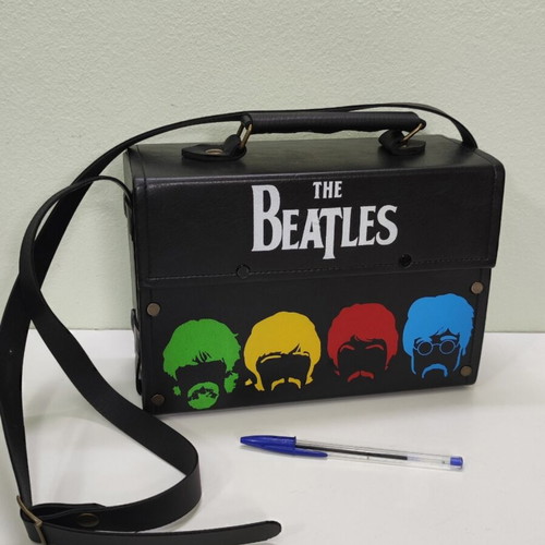 Beatles Lunch Box Shoulder Bag new, faux leather