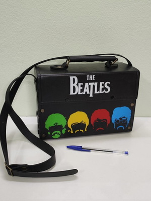 Beatles Lunch Box Shoulder Bag new, faux leather