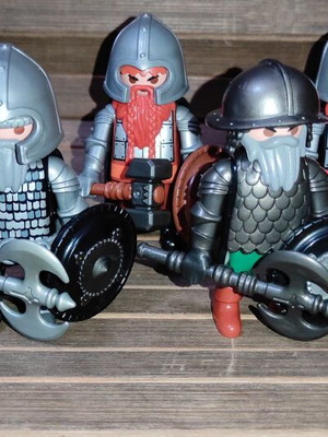 Playmobil Σιδεροφρακτοι Νάνοι μεταχειρισμένοι, πεντάδα