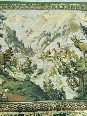 Wall tapestry used “Countryside Landscape” from 1930