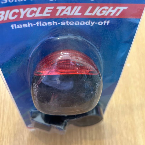 Bicycle tail light, red LED