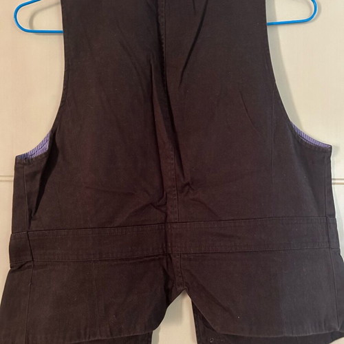 Women's brown vest used Anne L. size L 100% cotton