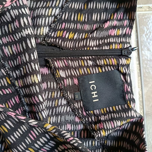 ICHI dress like new, multicolored, size M, 3/4 sleeves