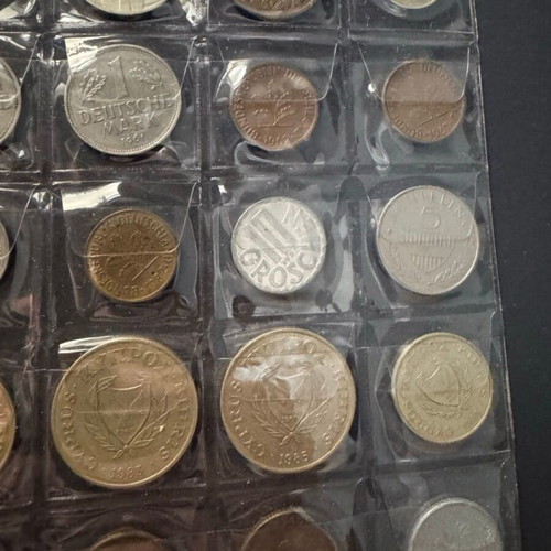 Foreign coin collection used, lot for collectors