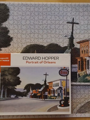 Puzzle Παζλ Edward Hopper - Portrait of Orleans, σαν καινούργιο, 1000 κομμάτια