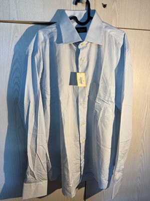 Rococo Men's Dress Shirt Size L 43/17 Blue New