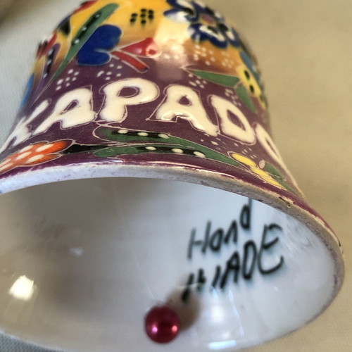 Handmade decorative bell from Kapadokya, new