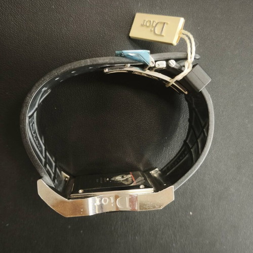 Dior CD034313 rectangular chronograph watch, Swiss made, NOS