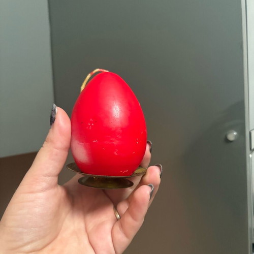 Easter Decorative Bunny like new with basket and egg