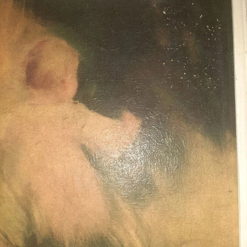 Vintage painting used, masterpiece in good condition