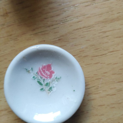 Vintage porcelain miniature set like new, suitable for dollhouse