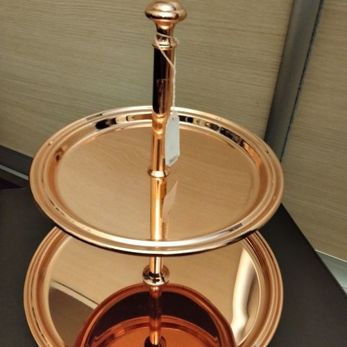 Elegance Copper Etazera like new, two shelves