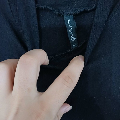 Stradivarius black dress new, size S