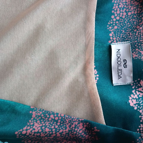 Nidodileda Aqua Sequined Oversized Jacket like new, one size, turquoise