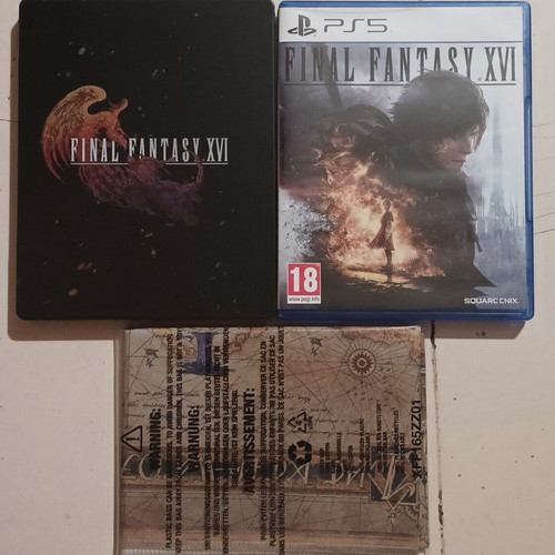 Final Fantasy XVI PS5 game deluxe edition like new
