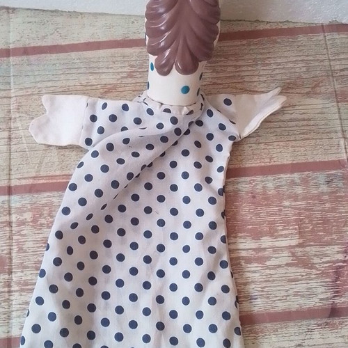 Collectible plush puppet glove Pippi Horse used