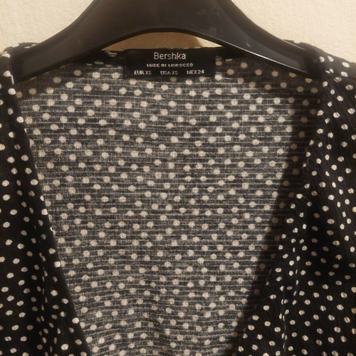 Bershka Draped Polka Dot Women's Blouse refurbished, XS