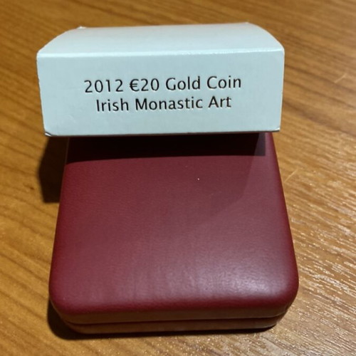 20 Euro Gold Coin 2012 Irish Monastic Art new