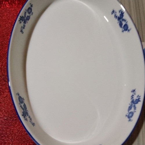 Alexander serving platter with flowers, new