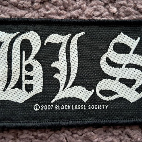 Black Label Society 2007 official embroidered patch used