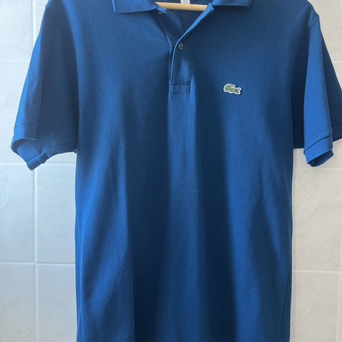 Lacoste men's polo shirt classic fit medium royal blue