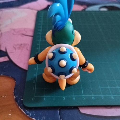 Larry Koopa action figure used from Jakks Pacific Super Mario series