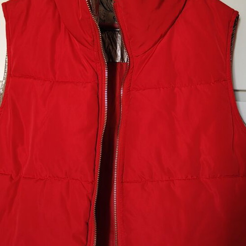 Colin's sleeveless jacket red, like new, size XS