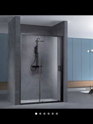 Aquarelle Clever 70 Black Plus Panel Shower Cabin new, 6mm tempered glass