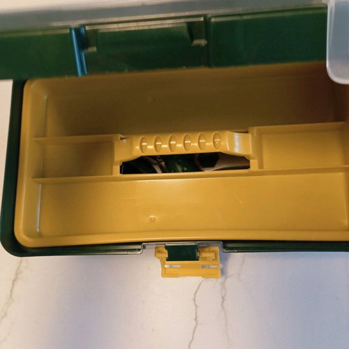 Tool box toy used with accessories