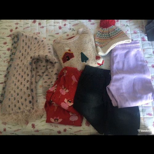 Girls' clothing pack used, ages 6-7, winter and summer