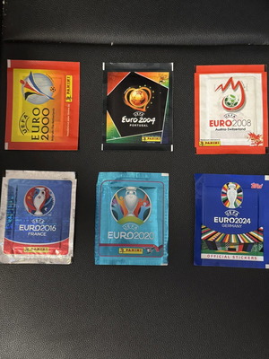 Σφραγισμένα πακέτα Euro Panini από 2000 έως 2024