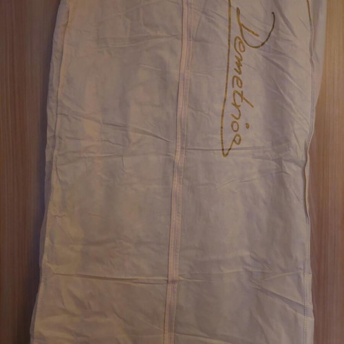 Demetrios wedding dress like new, strapless with French lace