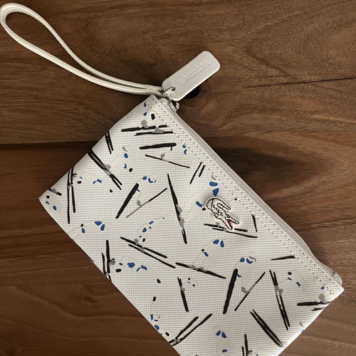 Lacoste x Duperré Wallet like new, white