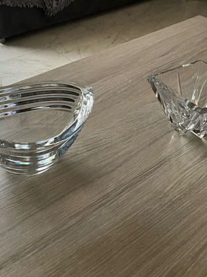 Rogaska Crystal and Lead Crystal Bowl Set of 2 New