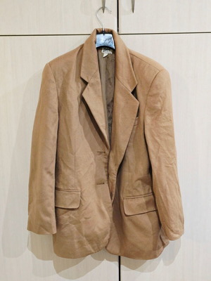 Σακάκι Wool Cashmere Max Dine μεταχειρισμένο, μπεζ, μέγεθος M/L