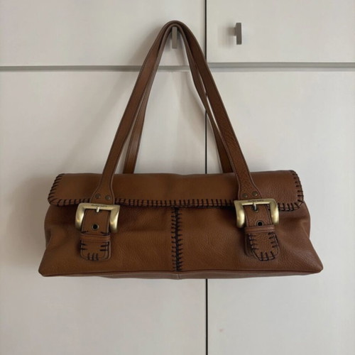 Franco Sarto leather shoulder bag like new, brown
