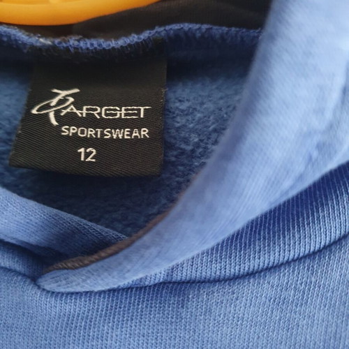 Target sweatshirt size 12 like new, blue for boys